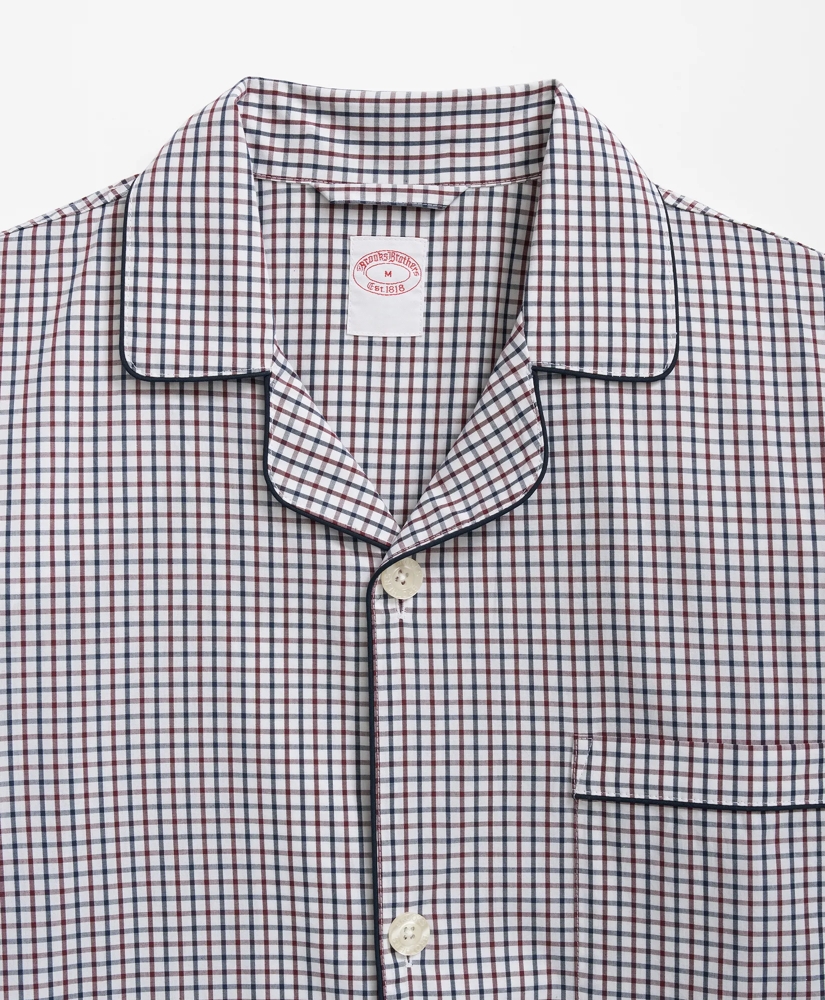 Cotton Broadcloth Tattersall Pajamas, image 6