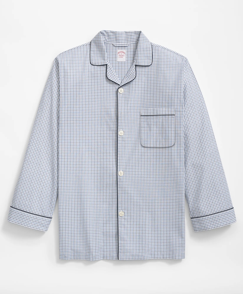 Cotton Broadcloth Tattersall Pajamas, image 2