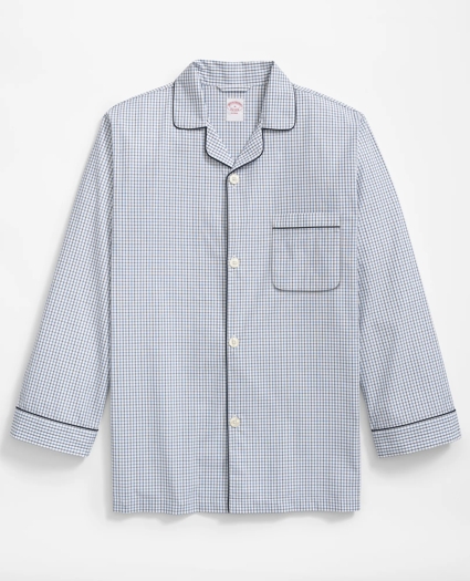 Cotton Broadcloth Tattersall Pajamas, image 2
