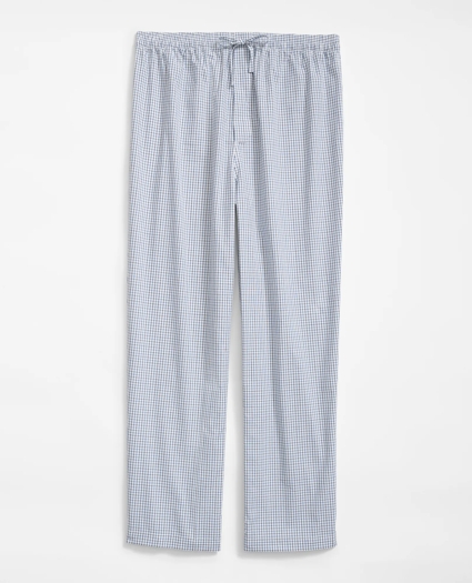 Cotton Broadcloth Tattersall Pajamas, image 3