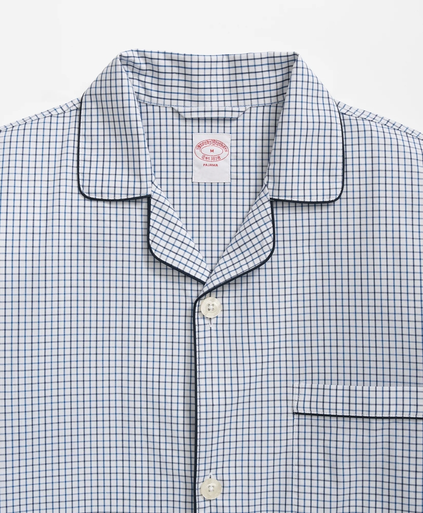 Cotton Broadcloth Tattersall Pajamas, image 6
