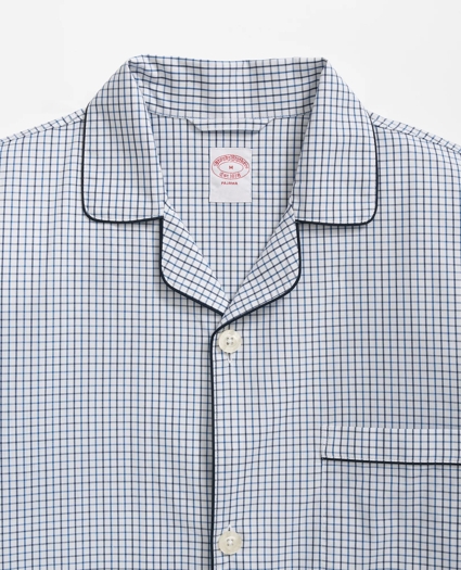 Cotton Broadcloth Tattersall Pajamas, image 6