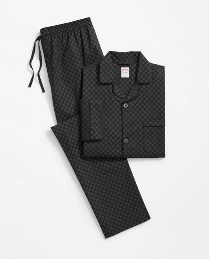 Cotton Broadcloth Foulard Pajamas, image 1