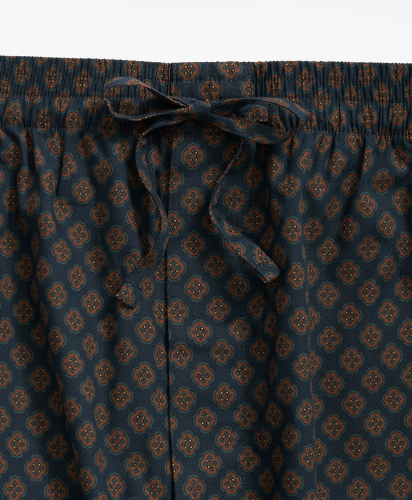 Cotton Broadcloth Foulard Pajamas, image 4