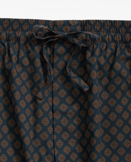 Cotton Broadcloth Foulard Pajamas, image 4