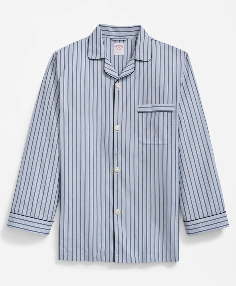 Cotton Broadcloth Striped Pajamas, image 2