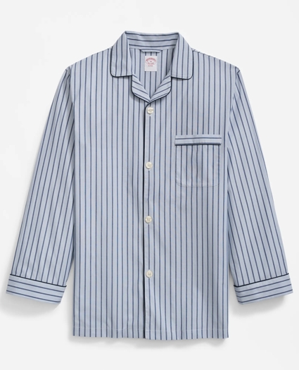 Cotton Broadcloth Striped Pajamas, image 2