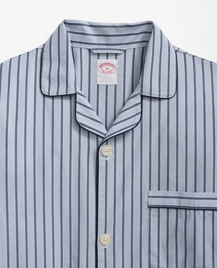 Cotton Broadcloth Striped Pajamas, image 4
