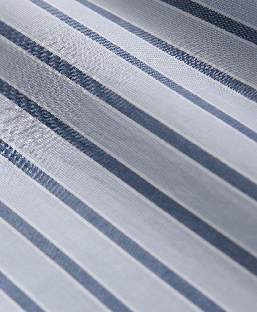 Cotton Broadcloth Striped Lounge Pants, image 3