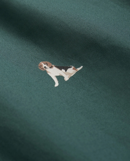 Cotton Broadcloth Beagle Motif Lounge Pants, image 3