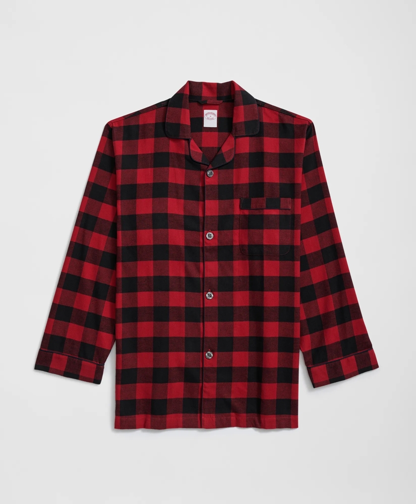 Cotton Flannel Plaid Pajamas, image 2