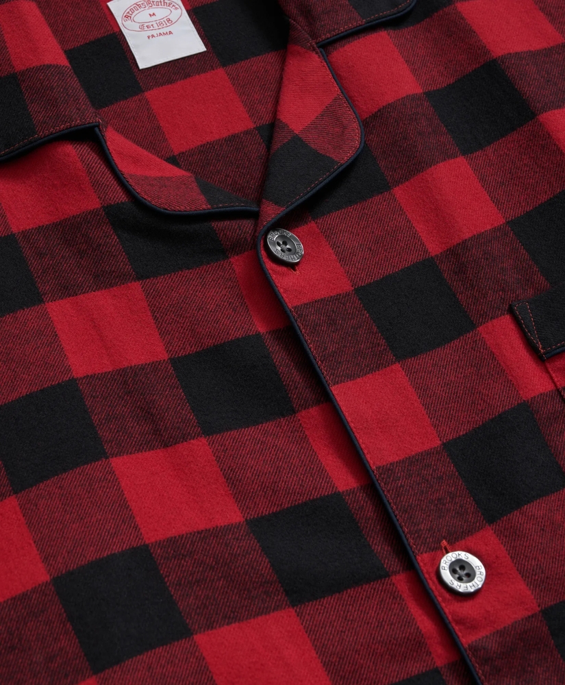 Cotton Flannel Plaid Pajamas, image 3