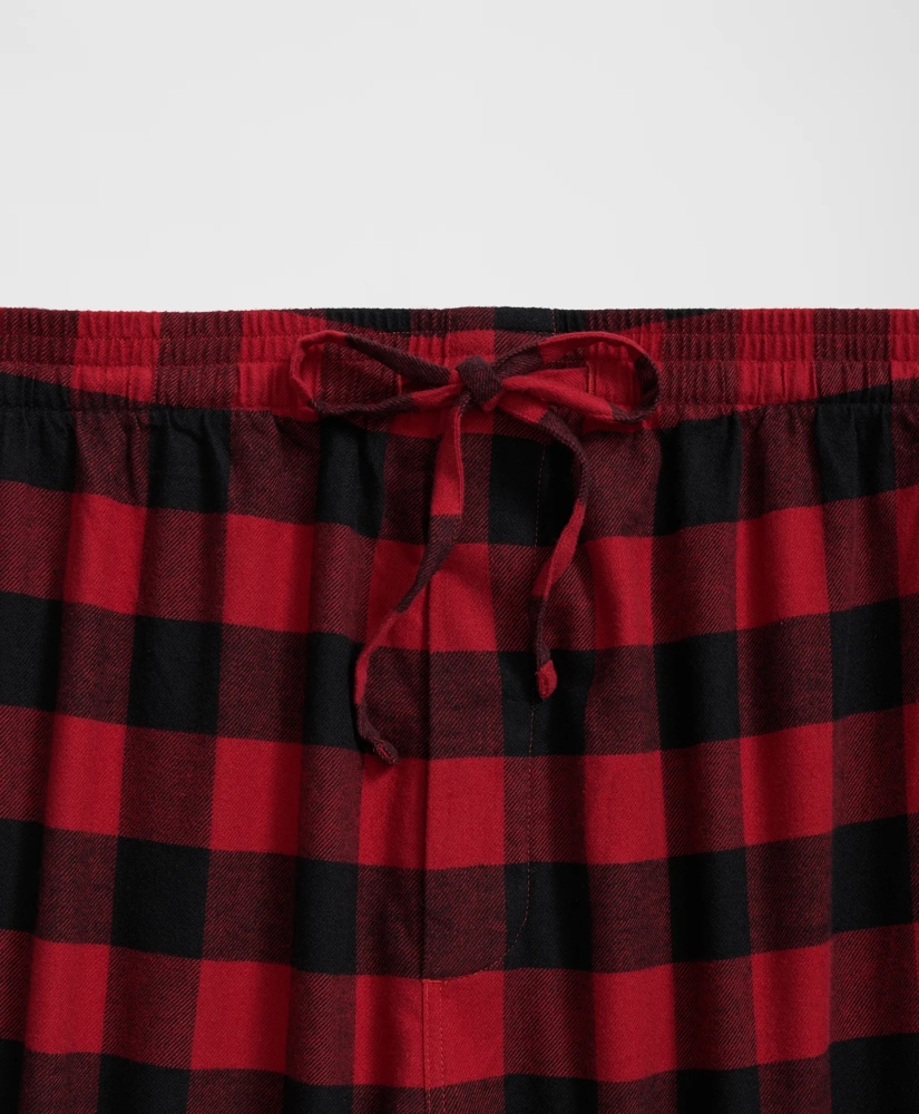 Cotton Flannel Plaid Pajamas, image 6