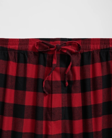 Cotton Flannel Plaid Pajamas, image 6