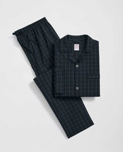 Cotton Broadcloth Black Watch Pajamas, image 1