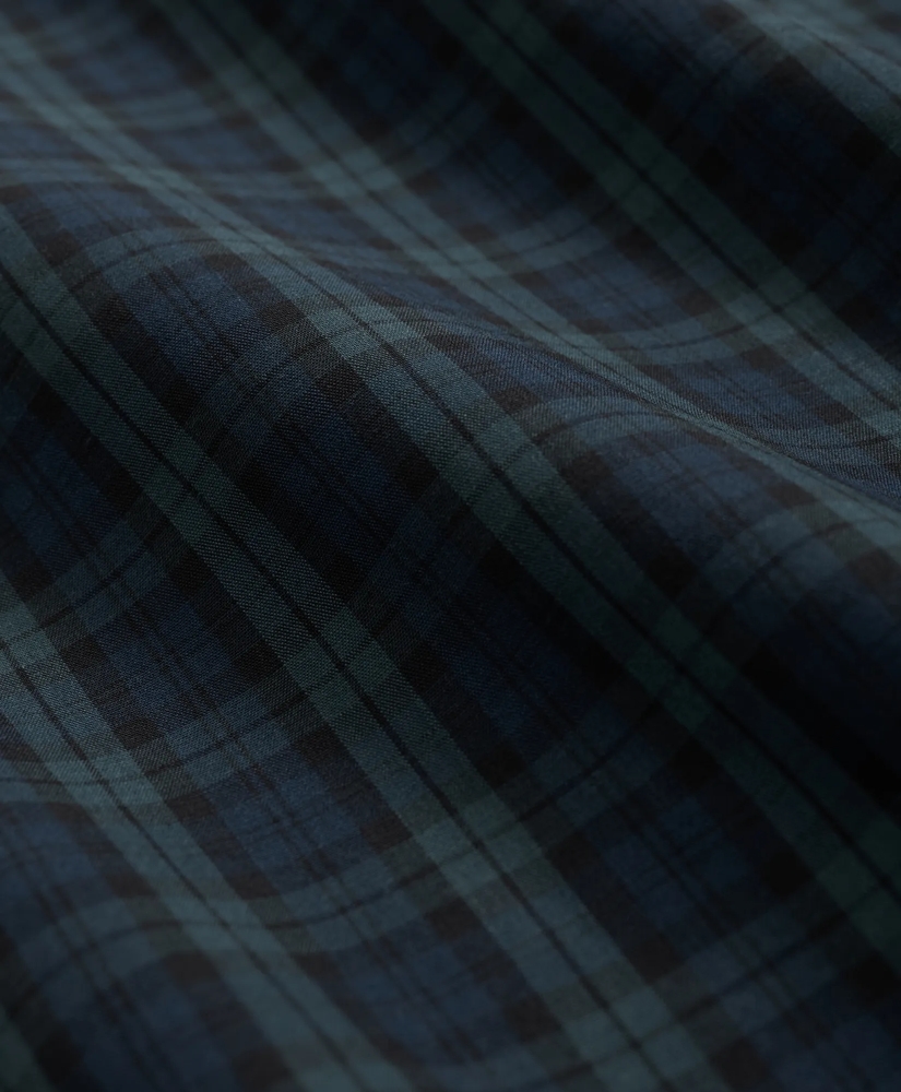 Cotton Broadcloth Black Watch Lounge Pants, image 3
