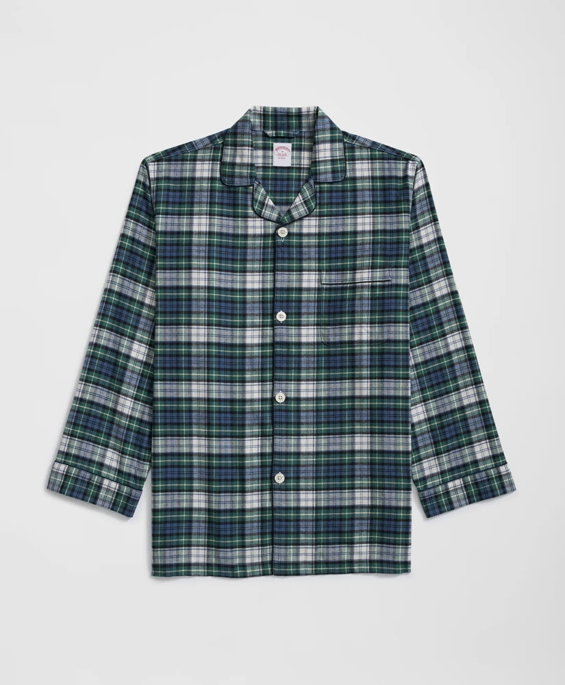 Cotton Flannel Tartan Pajamas, image 2