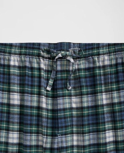 Cotton Flannel Tartan Pajamas, image 5