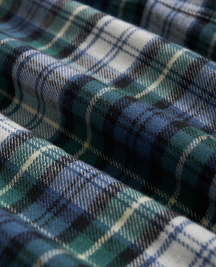 Cotton Flannel Tartan Pajamas, image 6