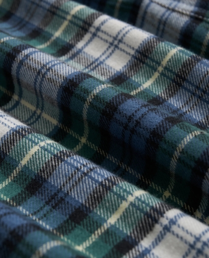 Cotton Flannel Tartan Lounge Pants, image 3