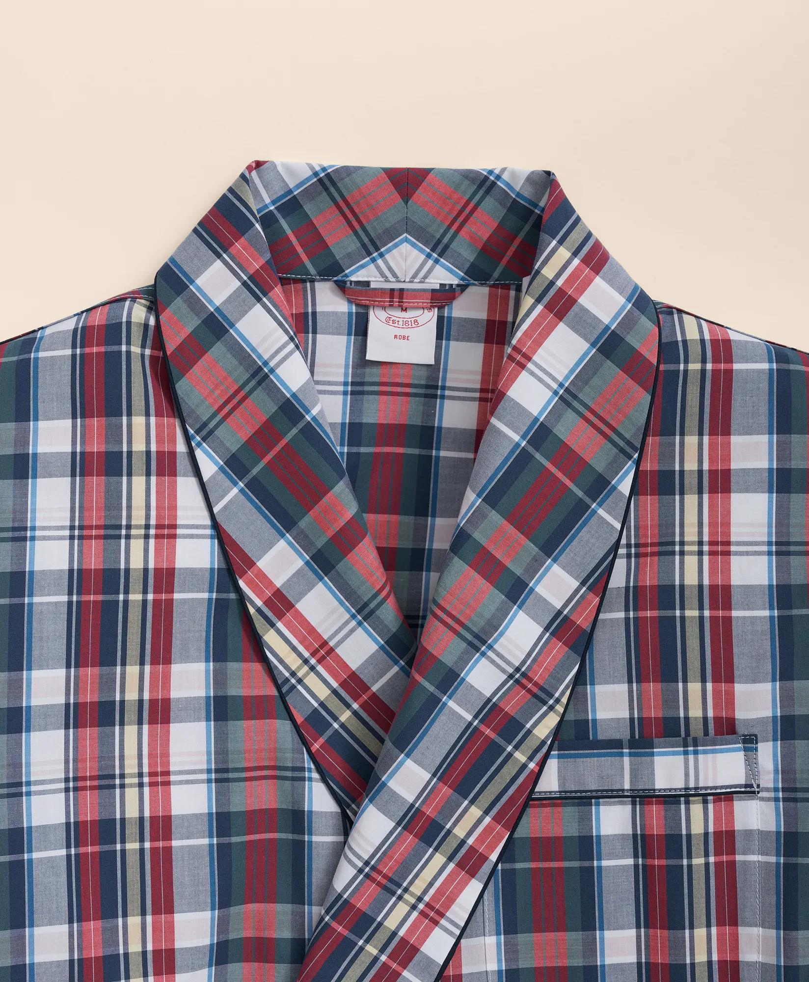 Cotton Madras Robe, image 2