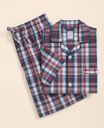Cotton Madras Short Pajamas, image 1
