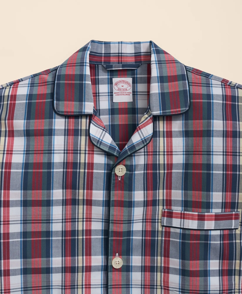 Cotton Madras Short Pajamas, image 3