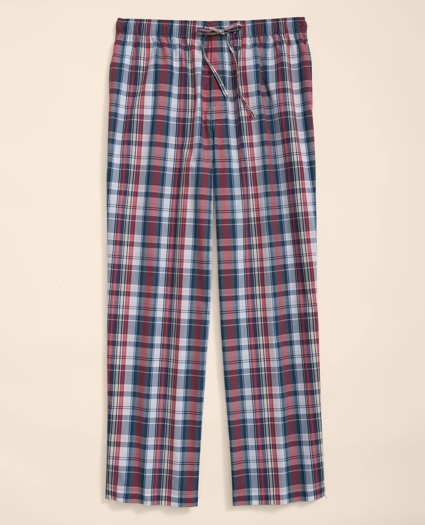Cotton Madras Lounge Pants, image 1