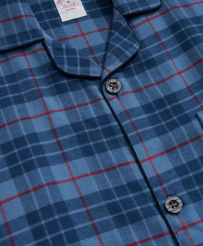 Cotton Flannel Plaid Pajamas, image 3