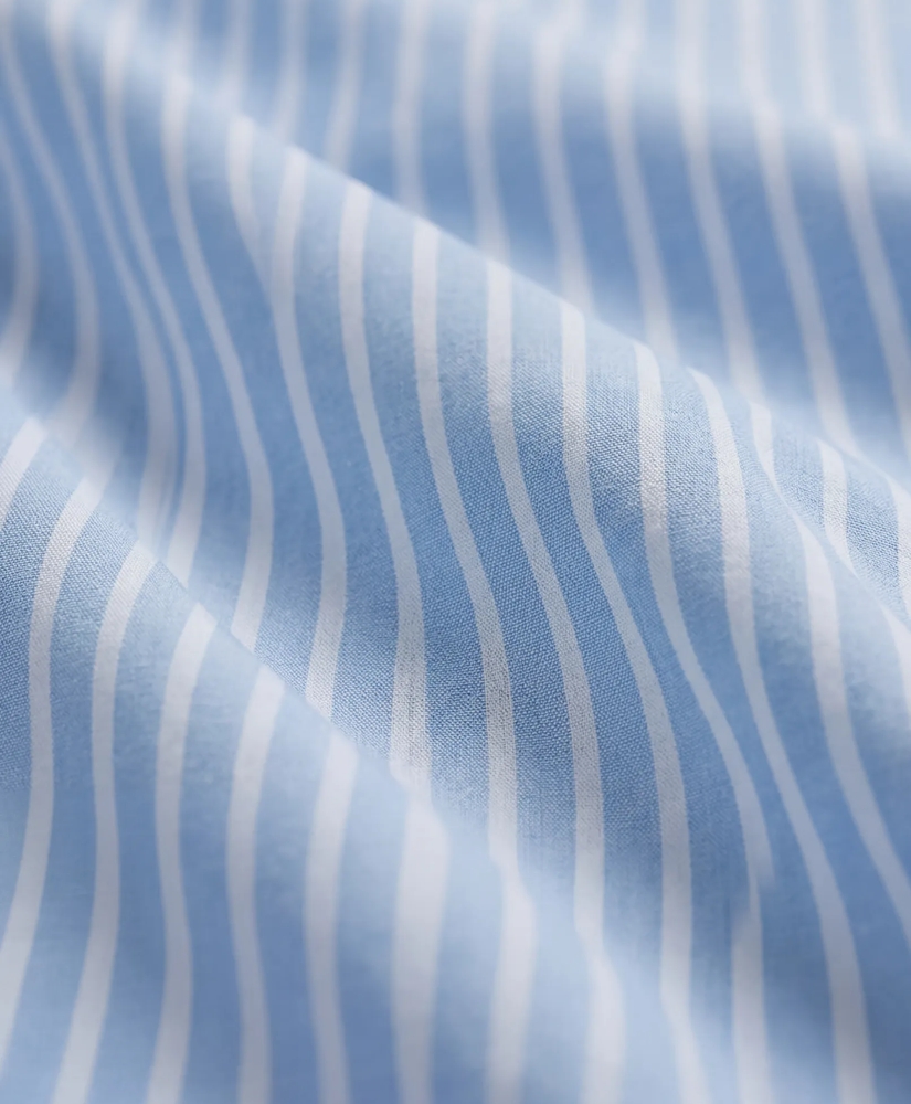 Cotton Broadcloth Striped Nightshirt, image 3