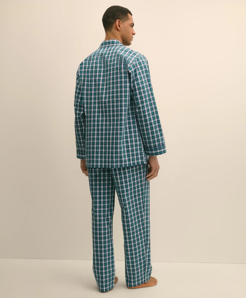 Cotton Broadcloth Plaid Pajamas, image 3