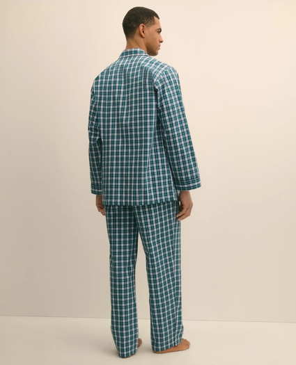 Cotton Broadcloth Plaid Pajamas, image 3