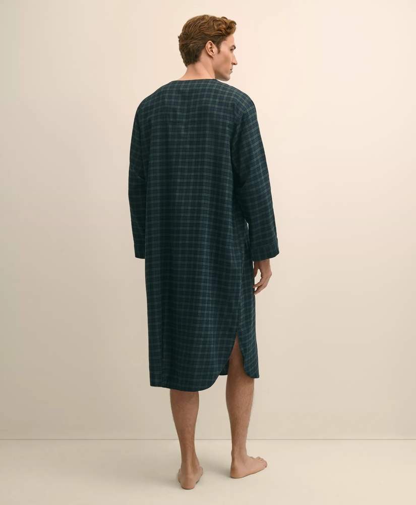 Cotton Broadcloth Tartan Nightshirt, image 3
