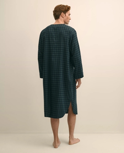 Cotton Broadcloth Tartan Nightshirt, image 3