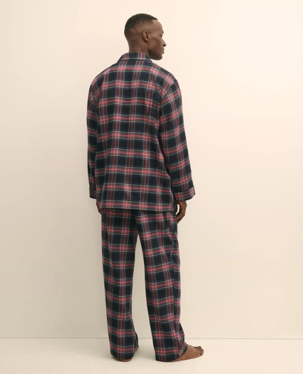 Cotton Flannel Tartan Pajamas, image 3