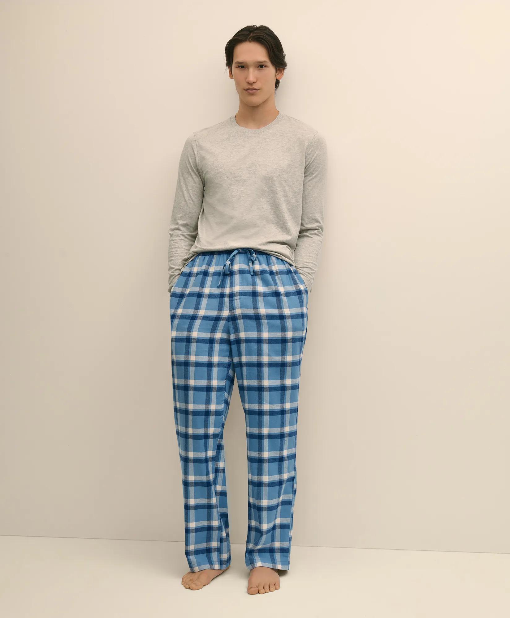 Cotton Flannel Plaid Lounge Pants primary