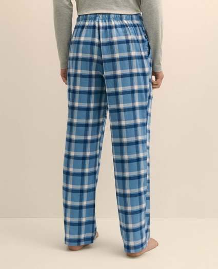 Cotton Flannel Plaid Lounge Pants, image 3