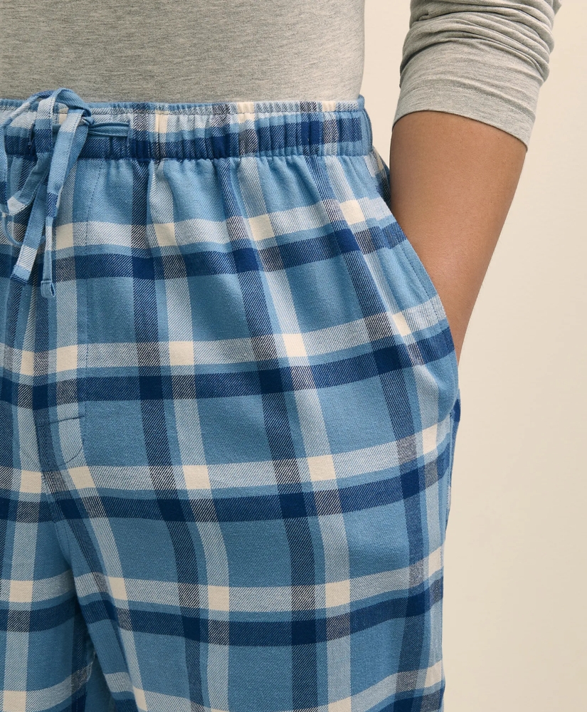 Cotton Flannel Plaid Lounge Pants, image 4