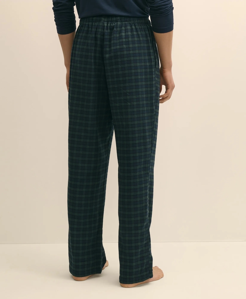 Cotton Flannel Plaid Lounge Pants, image 3