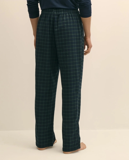 Cotton Flannel Plaid Lounge Pants, image 3