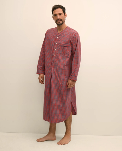Cotton Broadcloth Royal Stewart Tartan Nightshirt, image 1