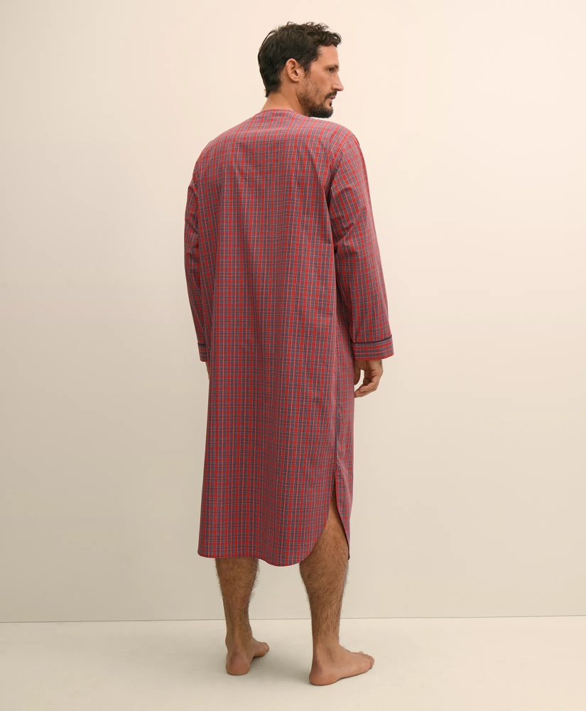 Cotton Broadcloth Royal Stewart Tartan Nightshirt, image 3
