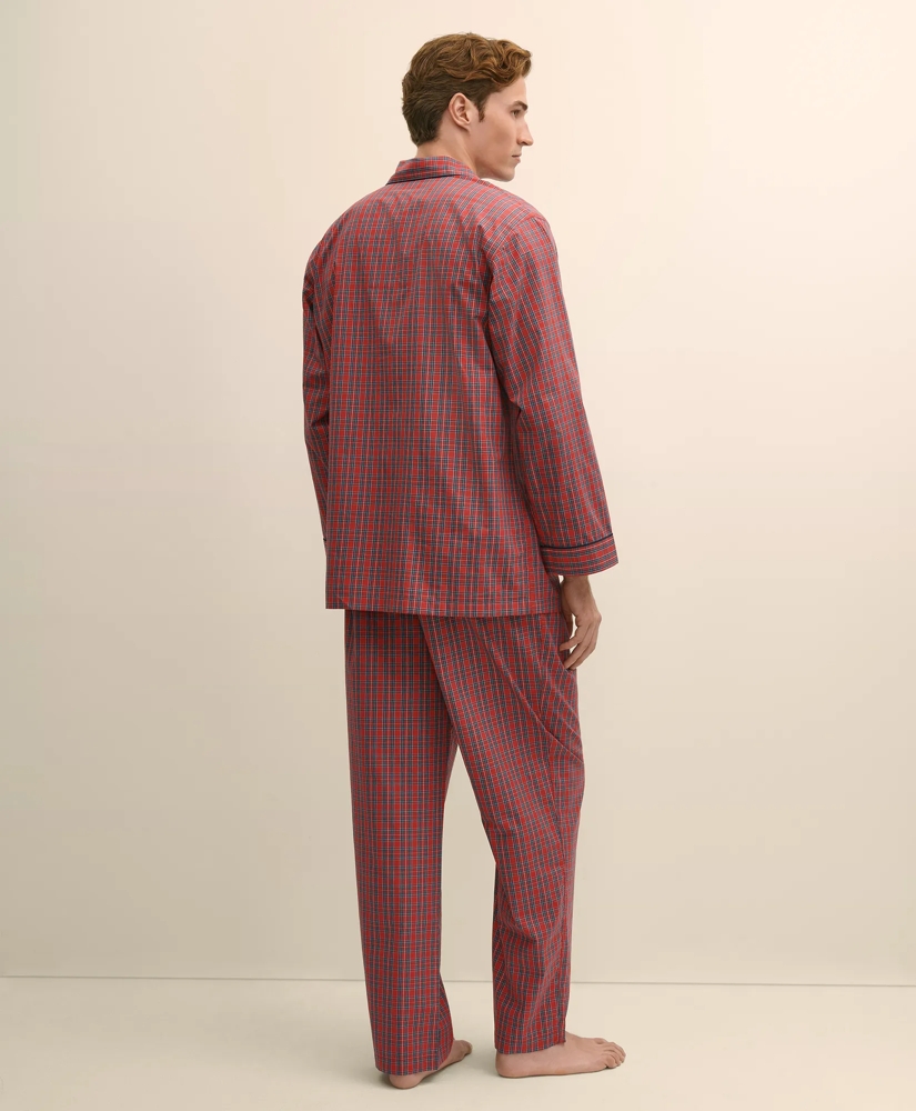 Cotton Broadcloth Tartan Pajamas, image 3