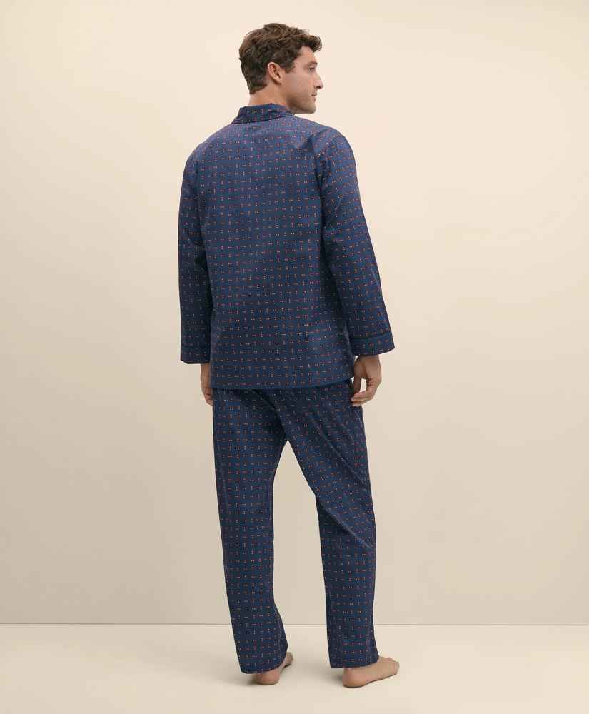 Cotton Broadcloth Paisley Pajamas, image 3