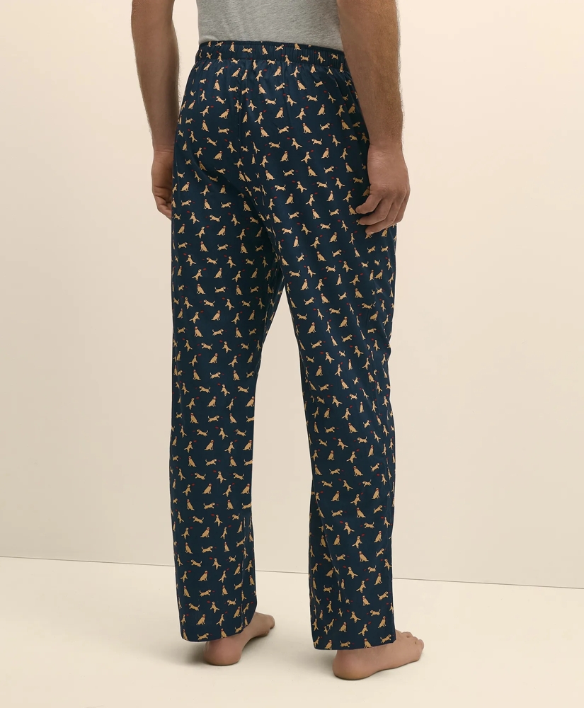 Cotton Broadcloth Frisbee Dog Lounge Pants, image 4