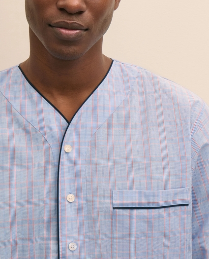 Cotton Broadcloth Glen Plaid Nightshirt, image 2