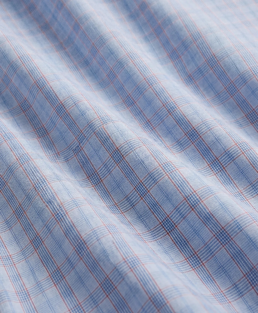 Cotton Broadcloth Glen Plaid Nightshirt, image 3