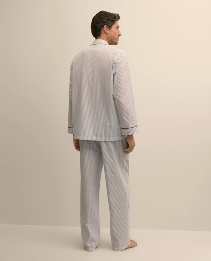Cotton Broadcloth Stripe Pajamas, image 2