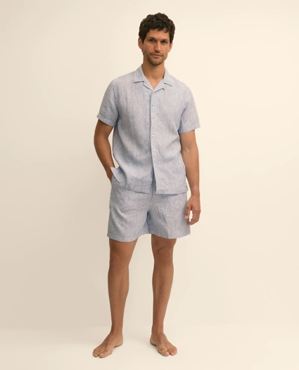 Linen Short Pajamas, image 1