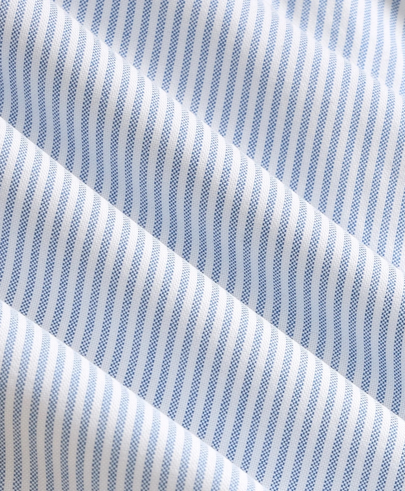 Cotton Oxford Stripe Lounge Shorts, image 3